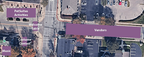 Bark & Buy map of activities